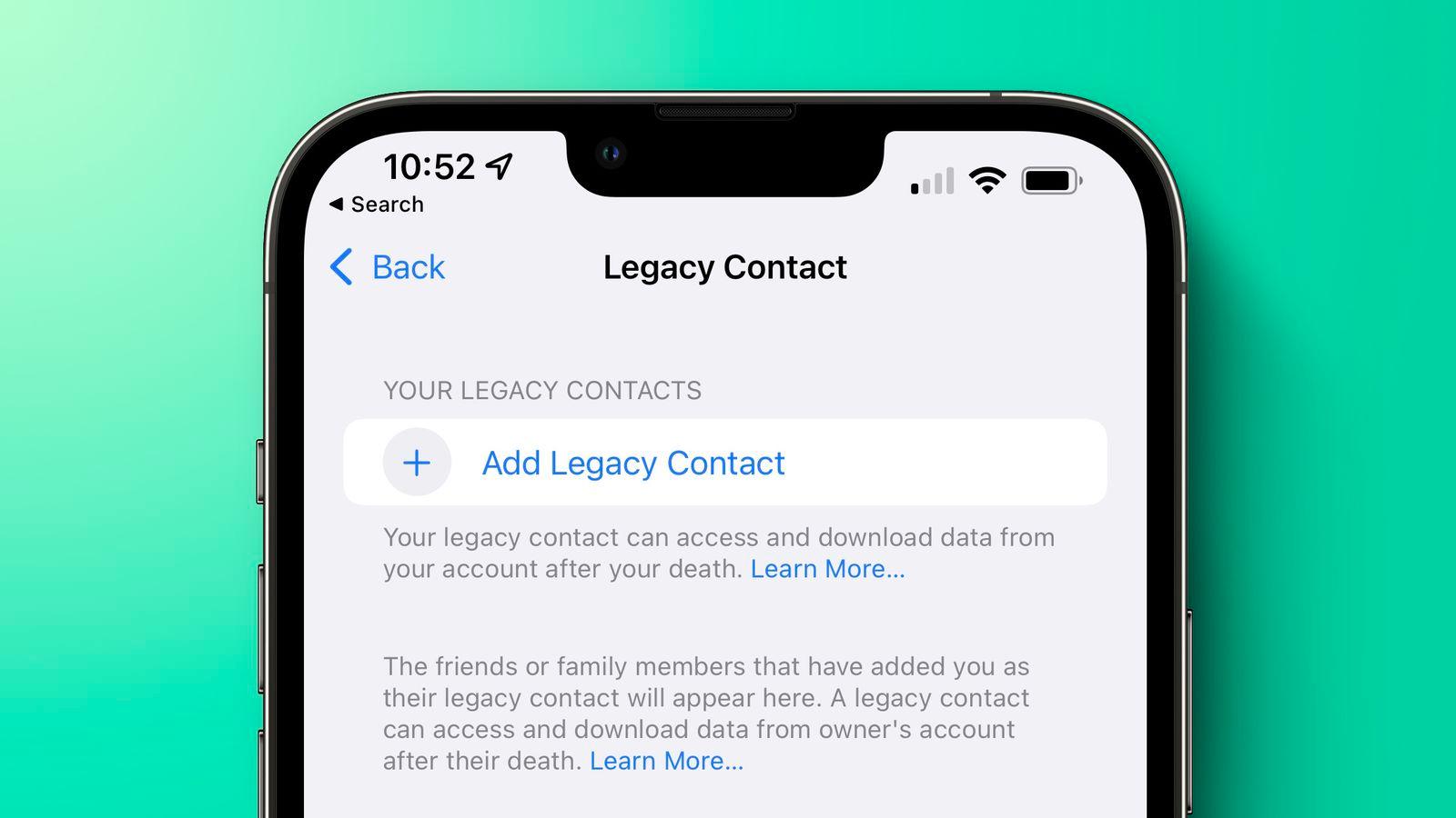 Apple's Legacy Contact Feature to Let Family Access Your Photos and Data After You Die - Best Cell Phone Parts Distributor in Canada, Parts Source Apple's Legacy Contact Feature to Let Family Access Your Photos and Data After You Die - Best Cell Phone Parts Distributor in Canada, Parts Source